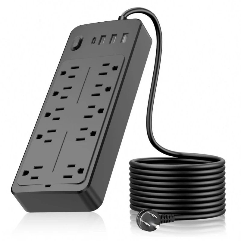 10 Steckdosen US Plug Steckdosenleiste