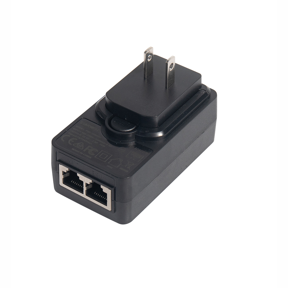 24 W POE-Injektor mit abnehmbarem Stecker