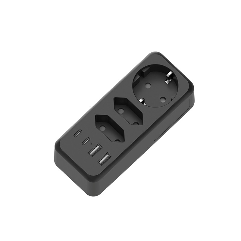 3 Steckdosen EU Wall Power Strip