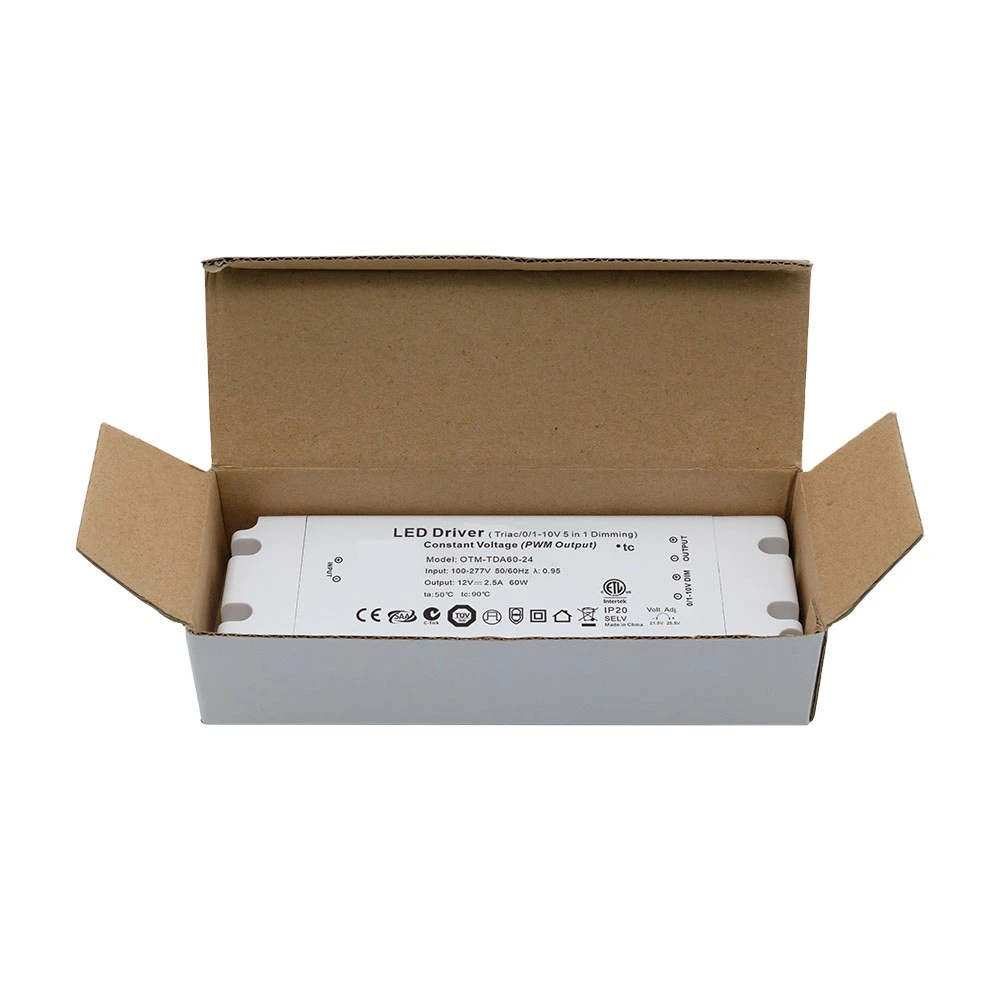 Ultradünner, dimmbarer Triac-LED-Treiber mit 60 W und konstanter Spannung