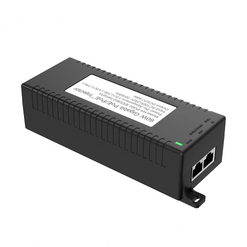 60-W-Desktop-POE-Injektor mit IEEE802.3AF/AT/BT