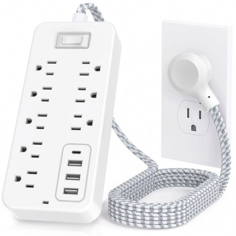 8 Steckdosen US Plug Steckdosenleiste